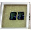 Image 1 : LOT OF 2 MATCHED BLUE MYSTIC QUARTZ GEMSTONES