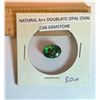 Image 1 : NATURAL DOUBLATE OVAL OPAL GEMSTONE