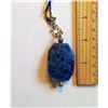 Image 1 : HAND SET BLUE LACE AGATE PENDANT ON CORD