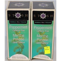 LOT OF 2 BOXES STASH PEPPERMINT CAFFEINE FREE