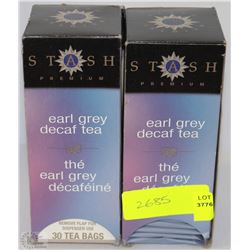 LOT OF 2 BOXES STASH EARL GREY DECAF TEA