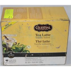 24 K-CUP PACKS CELESTIAL TEA LATTE VANILLA VELVET