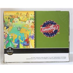 24 K-CUP PACKS TIMOTHY'S CHAI TEA