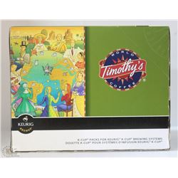 24 K-CUP PACKS TIMOTHY'S PEPPERMINT TEA