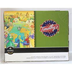 24 K-CUP PACKS TIMOTHY'S LEMON BLUEBERRY PASSION