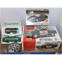 SET OF 3 MODELS/1 CALIFORNIA HIGHWAY PATROL
