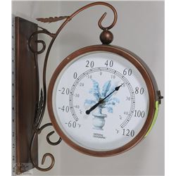 NATIONAL GEOGRAPHIC OUTDOOR/INDOOR CLOCK DOUBLE
