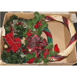FLAT OF CHRISTMAS WREATHS