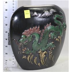 DARK DRAGON VASE