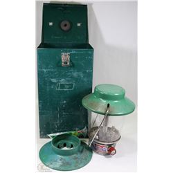 VINTAGE COLEMAN PROPANE LANTERN WITH CASE