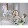 Image 1 : PORCELAIN ROCKING HORSES