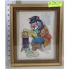 Image 1 : SIGNED 1982 CLOWN PICTURE K.CHIN