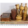 Image 1 : VINTAGE WOODEN EUROPEAN COLLECTIBLES LABELLED