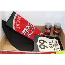 ROUTE 66 + COCA COLA COLLECTORS LOT