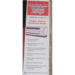 DIMPLEX ELECTRIC BASEBOARD HEATER 48" LONG 1000W