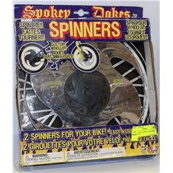 NEW BICYCLE WHEEL SPINNERS BY: MAN TOYS