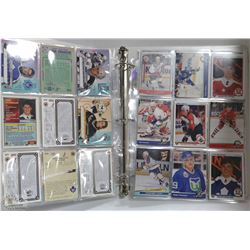 BINDER OF ROOKIE+PROSPECTS HOCKEY CARDS