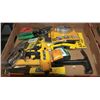 Image 1 : FLAT OF ASSORTED DEWALT HAND TOOLS, ETC.