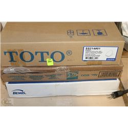 LOT OF 3 NEW TOILET SEATS ON CHOICE