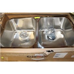 ONEX STAINLESS STEEL DOUBLE KITCHEN SINK