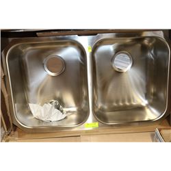 NOVANNI STAINLESS STEEL DOUBLE SINK ON CHOICE