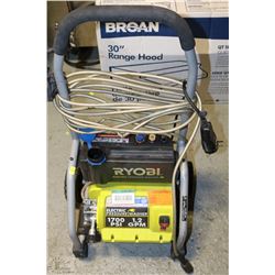RYOBI ELECTRIC PRESSURE WASHER 1700PSI
