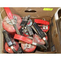 LOT OF 7 FIRE EXTINGUISHERS