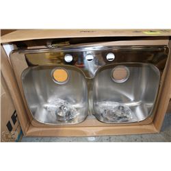 BLANCO STAINLESS STEEL 31.5"X 20.5" DOUBLE DROP