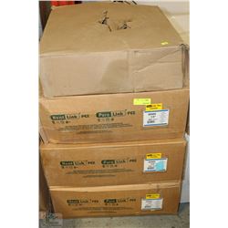 4 BOXES OF ASSORTED PLASTIC PIPE FOR HEATING