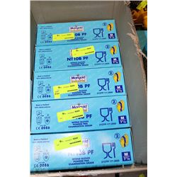 LOT OF 5 BOXES OF 100 MEDIUM SIZE 7.5 POWDER FREE