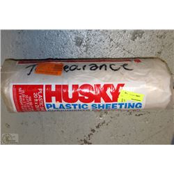 ROLL OF PLASTIC SHEETING 20'X25' 4MIL