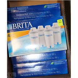 CASE OF 24 BRITA WATER FILTERS- ON CHOICE