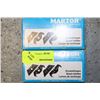 2 PACKS OF 100 MARTOR SPARE RAZOR BLADES-ON CHOICE