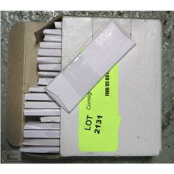 BOX OF 100 RAZOR BLADES