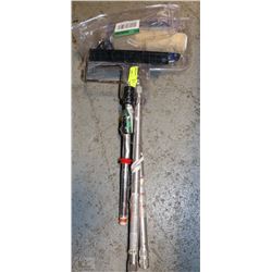 LOT OF 3 PRESSURE ROLLING PAINT ROLLERS