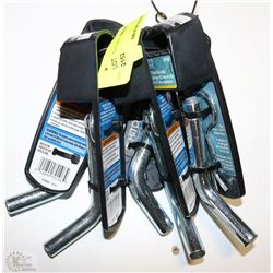 BUNDLE OF 5 TRAILER HITCH PIN & CLIP COMBOS