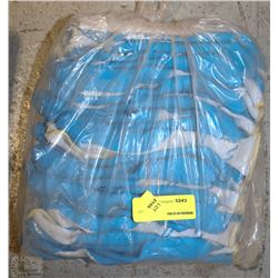 PACK OF 10 PERFECT FIT RUBBER PALM WORK GLOVES