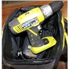 Image 1 : RYOBI 18 VOLT CORDLESS DRILL NO BATTERY WITH