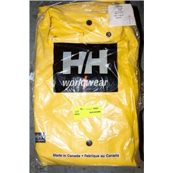 HELLY HANSEN YELLOW HOODED JACKET SIZE 3XL