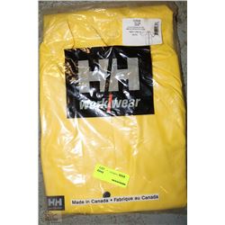 HELLY HANSEN SIZE XL YELLOW SUPERVISORS COAT