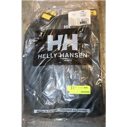 HELLY HANSEN SIZE XL GREEN DOUBLE BIB PANTS