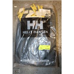 HELLY HANSEN SIZE XL GREEN DOUBLE BIB PANTS