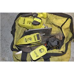 RYOBI CORDLESS FLASHLIGHT,SAWZALL,DRILL & SAW