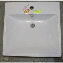 TEAGO BATH SOLUTIONS BASIN NEW 20"X20"