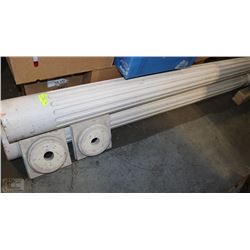 PAIR OF 91" WOOD PILLARS