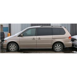 2002 HONDA ODYSSEY GOLD COLOR