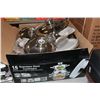 Image 1 : 16 PCE STAINLESS STEEL COOKWARE SET