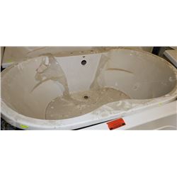 OVAL 6' WIDE X 41" DEEP DELUXE TUB