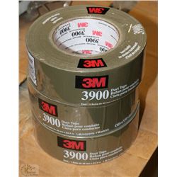 3 ROLLS OF 3M DUCT TAPE ON CHOICE