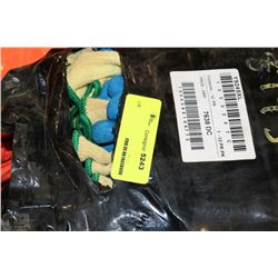 PACK OF 12 RUBBERIZED WORK GLOVES SIZE XL ON